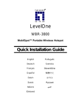 LevelOne MobilSpot WBR-3800 Quick Installation Manual