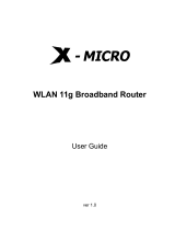 X-Micro XWL-11GRAR Benutzerhandbuch