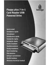 Iomega FLOPPY PLUS 7-IN-1 CARD READER USB POWERED DRIVE Benutzerhandbuch