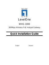 LevelOne WHG-1000 Quick Installation Manual