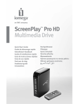 Iomega ScreenPlay Pro HD Multimedia Drive Schnellstartanleitung