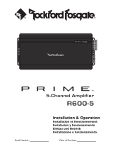 Rockford Fosgate Prime R600-5 Benutzerhandbuch