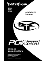 Rockford Fosgate Power 1501bd Bedienungsanleitung