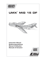 E-flite UMX MiG 15 DF Benutzerhandbuch