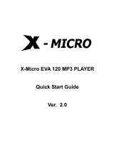 X-Micro XMP3A-F2G Schnellstartanleitung