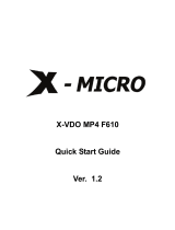 X-Micro XMP3-Y Schnellstartanleitung