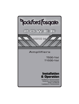 Rockford Fosgate T500-1BD Benutzerhandbuch