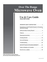 Maytag MMV5165BAS - 1.6 cu. Ft. Microwave-Range Hood Combination Benutzerhandbuch