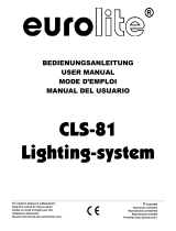 EuroLite CLS-81 Benutzerhandbuch