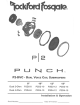Rockford Fosgate Punch P2D410 Bedienungsanleitung