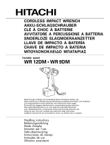 Hitachi WR12DMB - 12.0 V 1/2" Impact Wrench 2 Battery Benutzerhandbuch