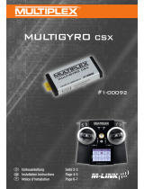 MULTIPLEX MULTIGYRO CSX 1-00092 Installation Instructions Manual