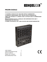 HQ Power PROMIX400U2 Benutzerhandbuch