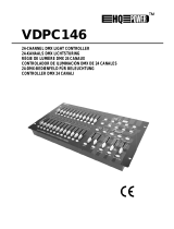 HQ Power 24-channel DMX light control panel Benutzerhandbuch