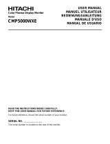 Hitachi CMP5000WXE Benutzerhandbuch
