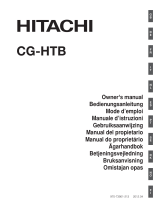 Hikoki CG-HTB Bedienungsanleitung