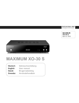 Maximum XO-30 S Benutzerhandbuch