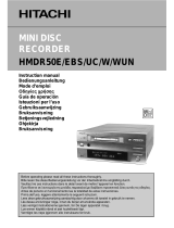 Hitachi HMDR50WUN Benutzerhandbuch