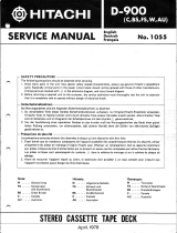 Hitachi D-900W Benutzerhandbuch