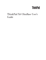 Lenovo ThinkPad X6 UltraBase Benutzerhandbuch