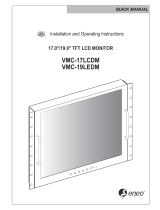 Eneo VMC-17LCDOPC4? VMC-19LEDOPC4 Installation And Operating Instructions Manual