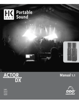 HK Audio actor dx Benutzerhandbuch