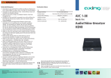 Axing AVC 1-00 Audio/Video converter Operation Instructions