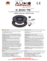 Audio System X 200 T5 EVO Benutzerhandbuch