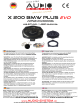 Audio System X 200 BMW PLUS EVO Benutzerhandbuch