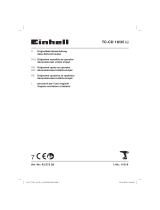EINHELL TC-TK 18 Li Kit Benutzerhandbuch