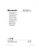 Einhell Expert Plus GE-CH 1855/1 Li-Solo Benutzerhandbuch