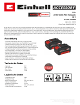 EINHELL 2x18V 4,0Ah PXC-Twinpack CB 1 Product Sheet