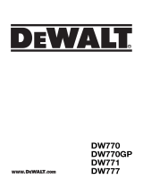 DeWalt DW770 Benutzerhandbuch