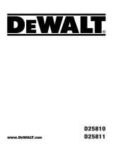 DeWalt D25810 Benutzerhandbuch