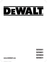 DeWalt D25501K Benutzerhandbuch