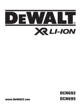 DeWalt DCN695 Benutzerhandbuch