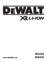 DeWalt DCS334 Benutzerhandbuch