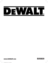 DeWalt D25820 Benutzerhandbuch