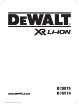 DeWalt DCS576 Benutzerhandbuch