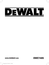 DeWalt DWE7485 Benutzerhandbuch