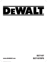DeWalt D27107XPS Benutzerhandbuch