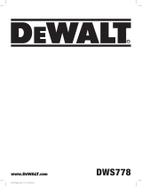 DeWalt DWS778 Benutzerhandbuch