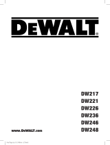 DeWalt DW226 Benutzerhandbuch
