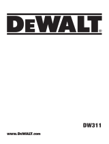 DeWalt DW311 Benutzerhandbuch