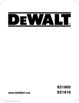 DeWalt D21805 Benutzerhandbuch