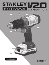 Stanley FatMax V20 SFMCD711 Benutzerhandbuch