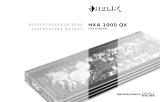 Audiotec Fischer HELIX HXA 1000 QX Benutzerhandbuch