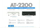 Akai AT-2200 Benutzerhandbuch