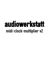 audiowerkstatt midi-clock-multiplier v2 Schnellstartanleitung