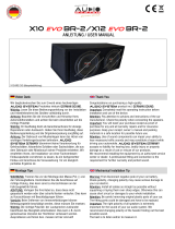 Audio System X10 EVO BR-2 Benutzerhandbuch